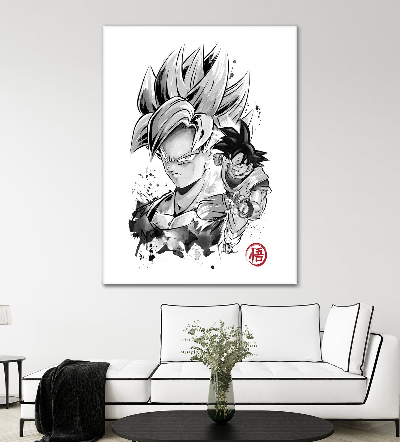 Super Saiyan Warrior by Antonio Camarena on GIANT ART - white digital painting