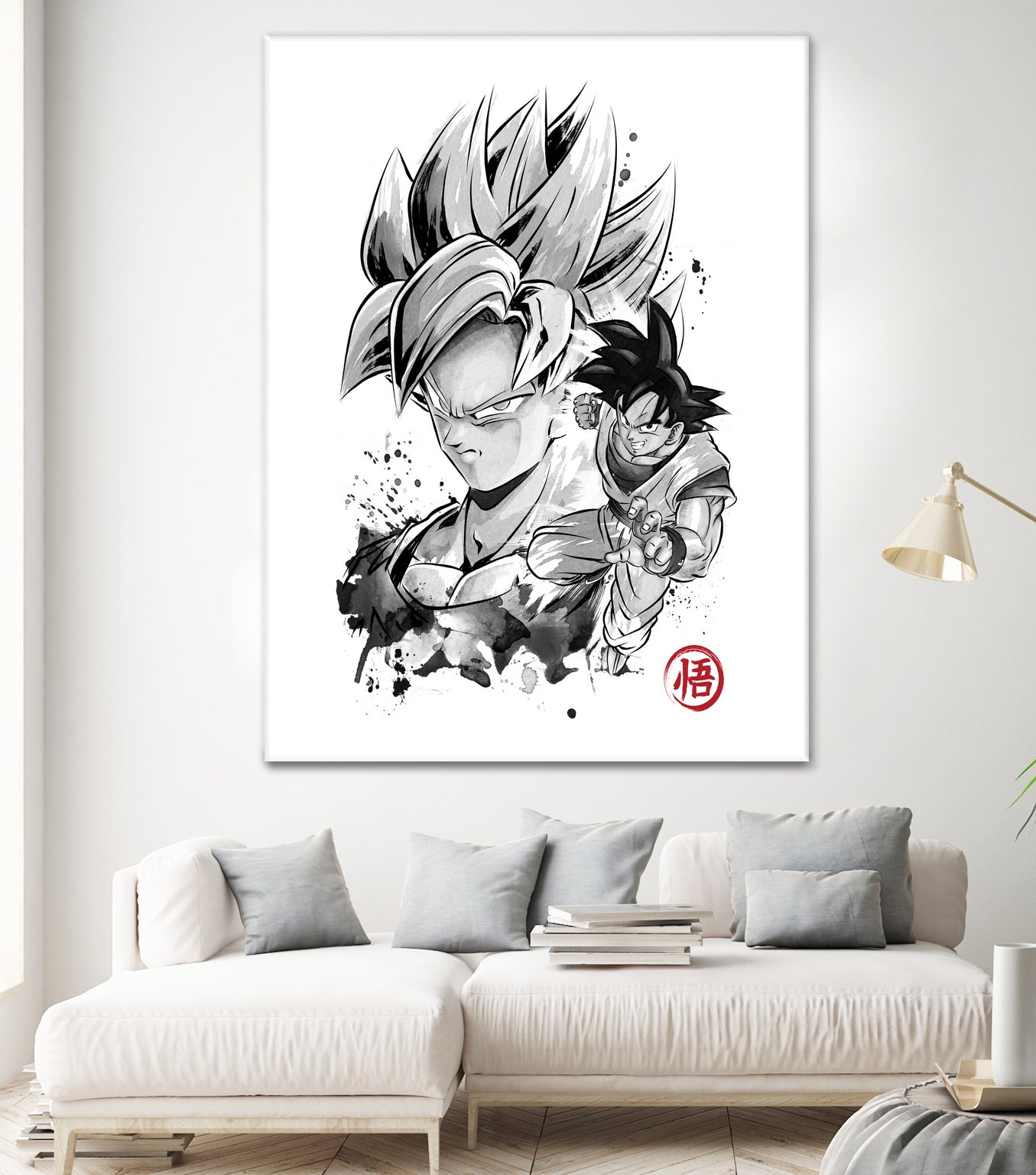 Super Saiyan Warrior by Antonio Camarena on GIANT ART - white digital painting