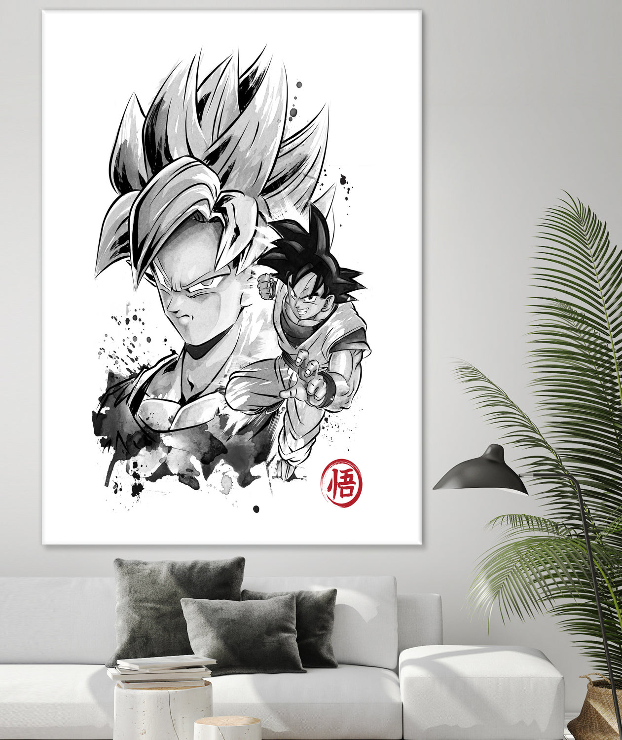 Super Saiyan Warrior by Antonio Camarena on GIANT ART - white digital painting