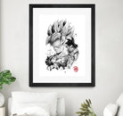 Super Saiyan Warrior by Antonio Camarena on GIANT ART - white digital painting