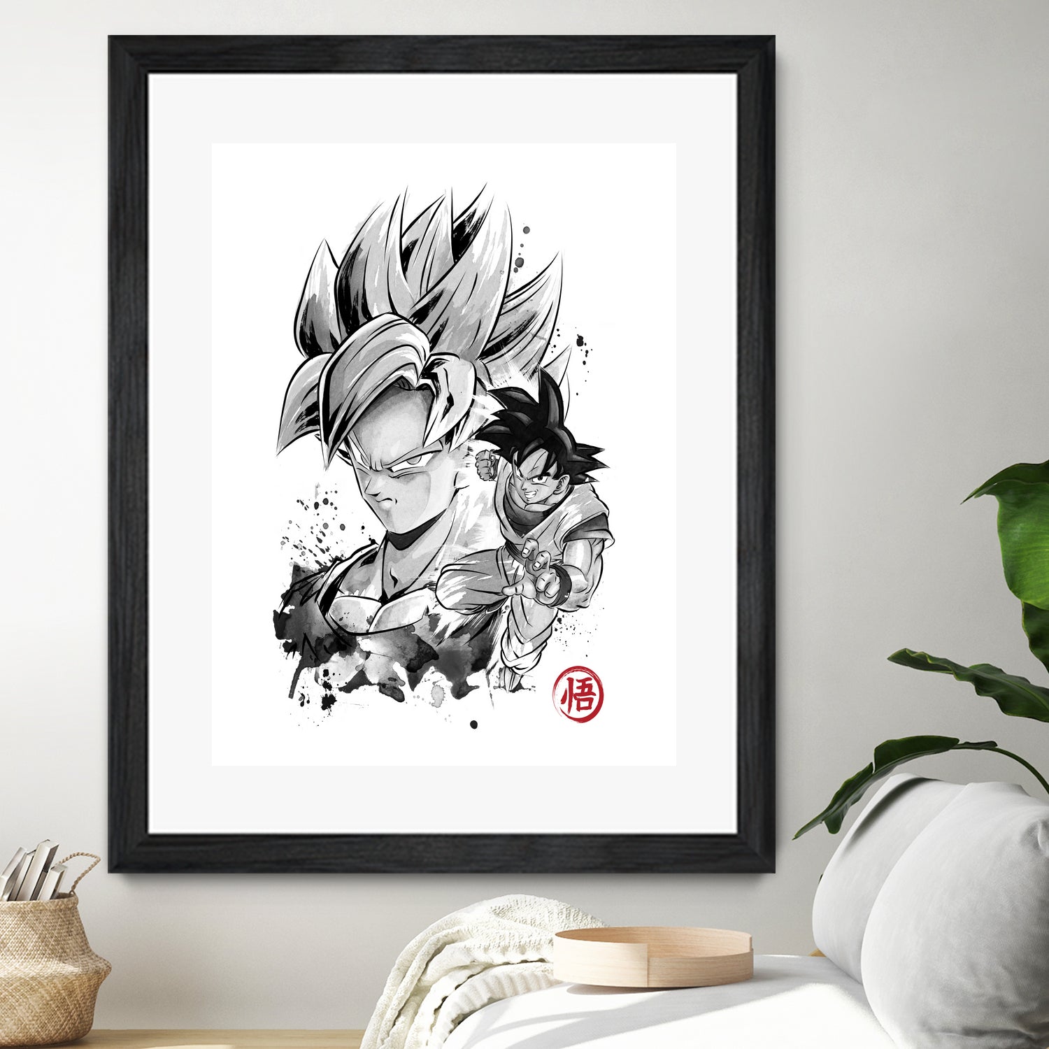 Super Saiyan Warrior by Antonio Camarena on GIANT ART - white digital painting