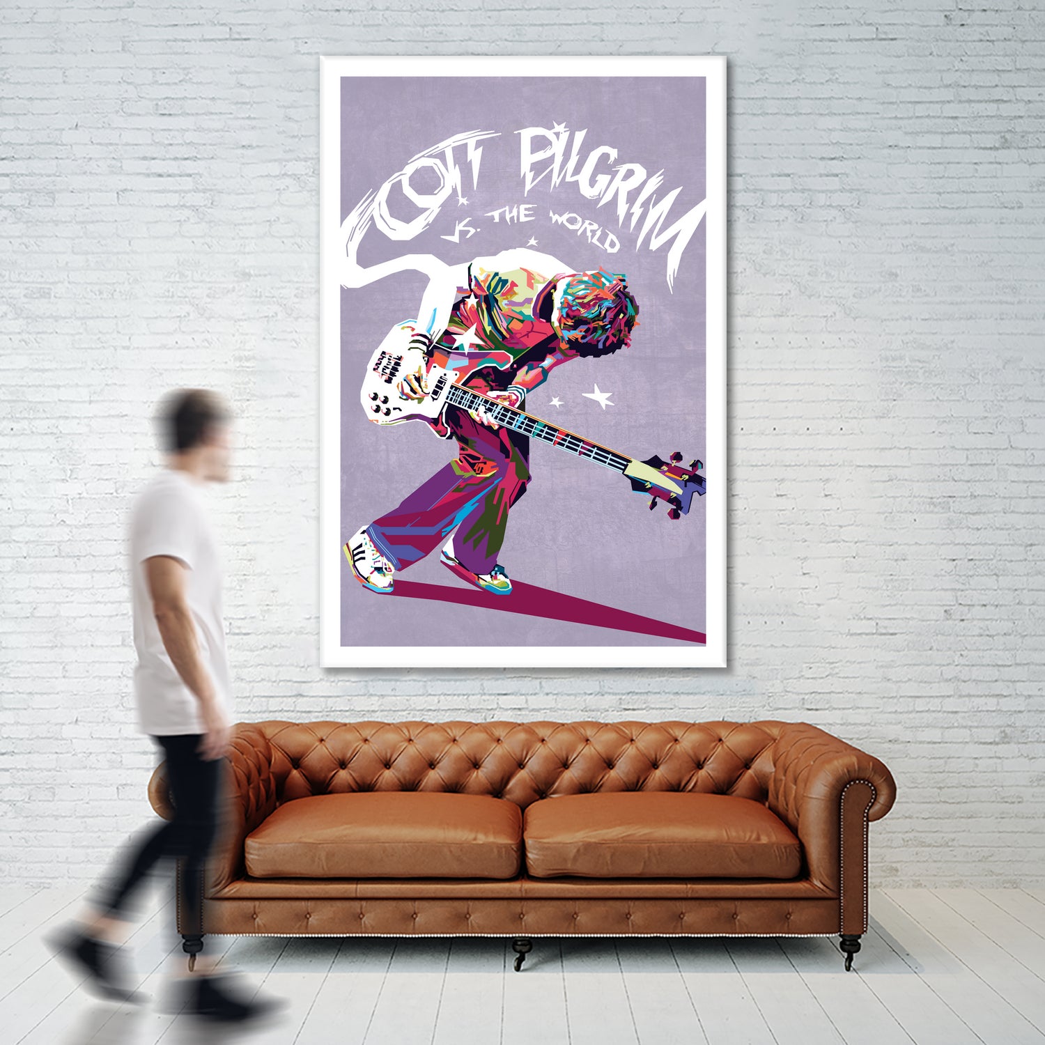 Scott Pilgrim vs The World by johan musa on GIANT ART - red photo illustration