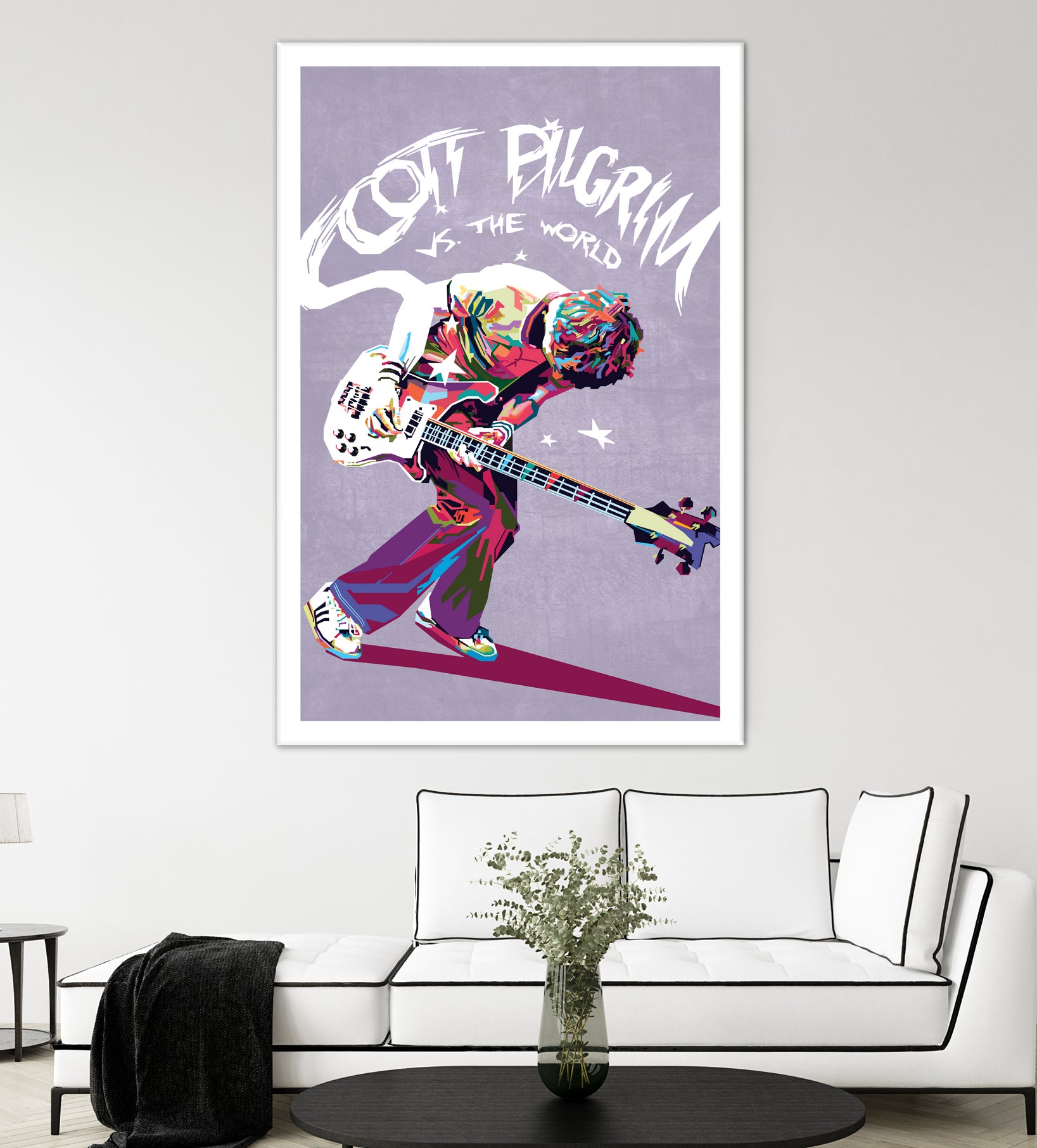 Scott Pilgrim vs The World by johan musa on GIANT ART - red photo illustration