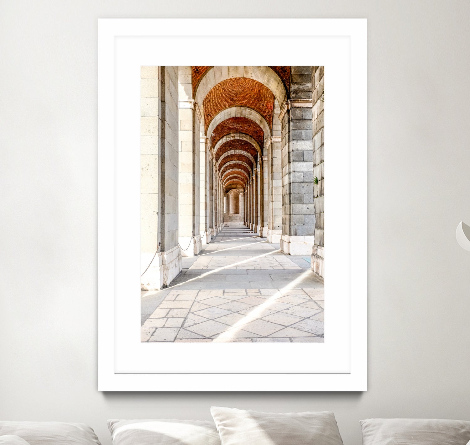 Sun Streams Down the Hall by Alex Tonetti on GIANT ART - white photo illustration