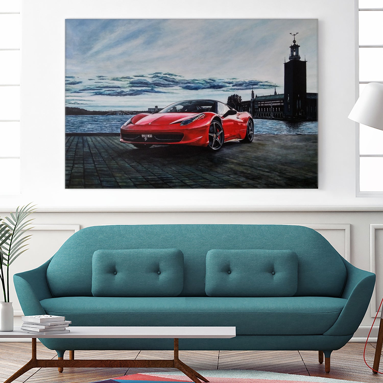 Dream Car I by João Bello on GIANT ART - red mixed media