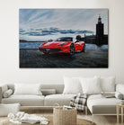 Dream Car I by João Bello on GIANT ART - red mixed media