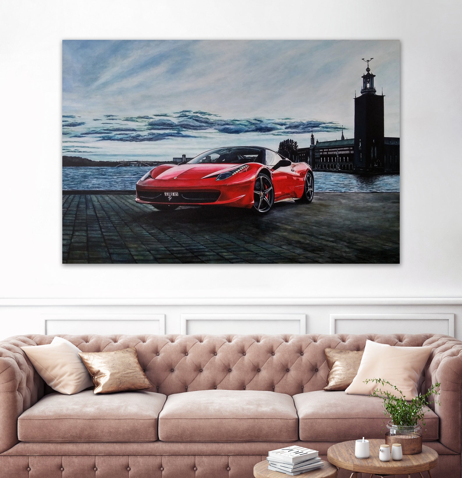 Dream Car I by João Bello on GIANT ART - red mixed media