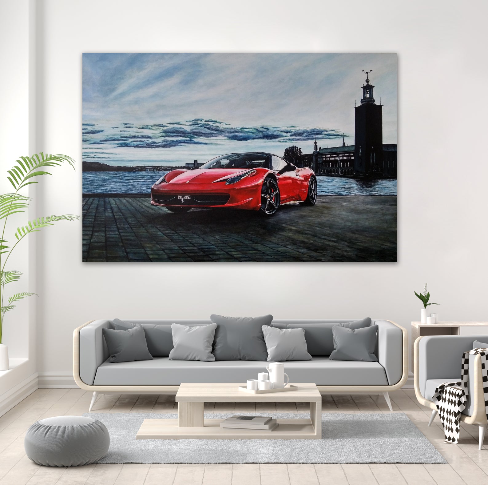 Dream Car I by João Bello on GIANT ART - red mixed media