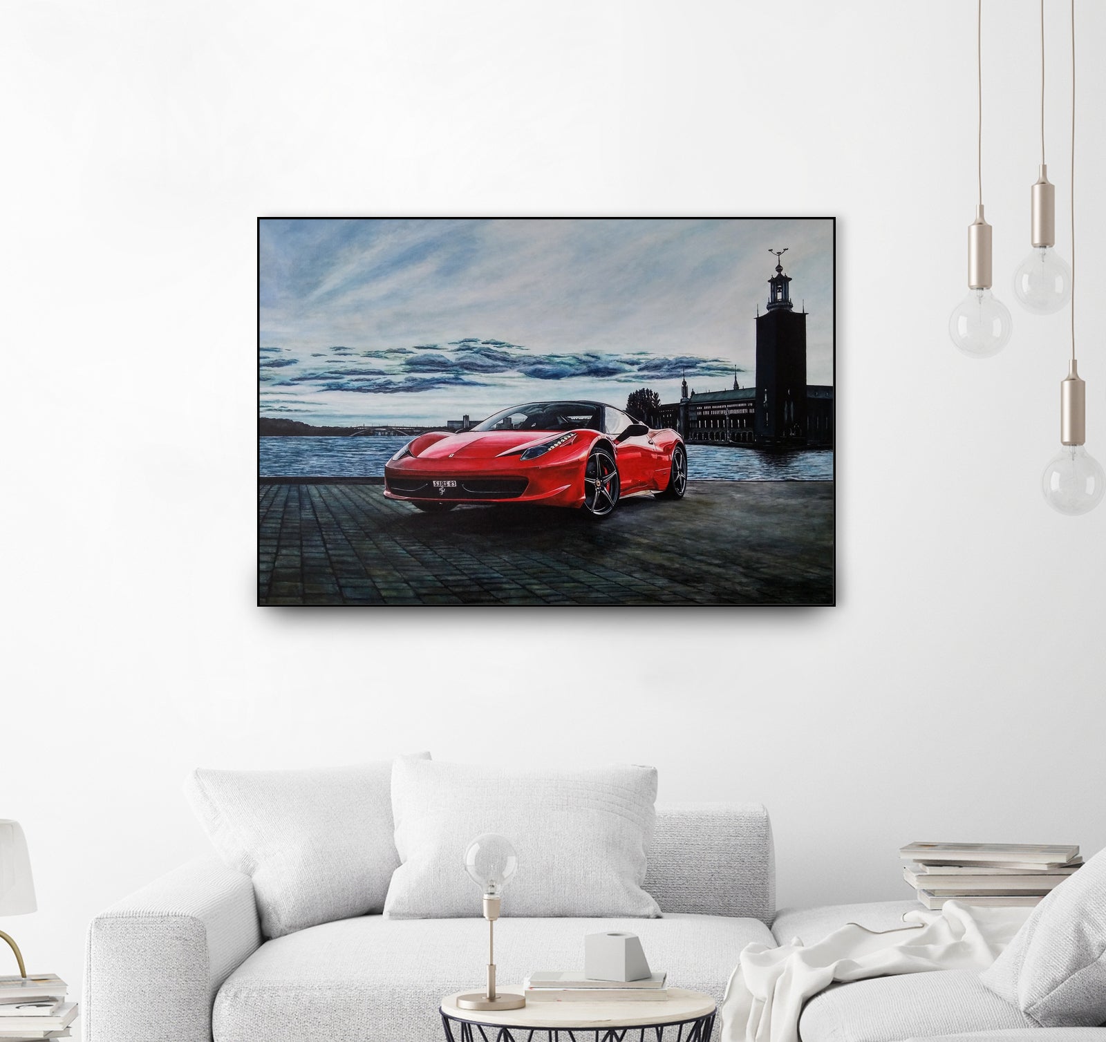 Dream Car I by João Bello on GIANT ART - red mixed media