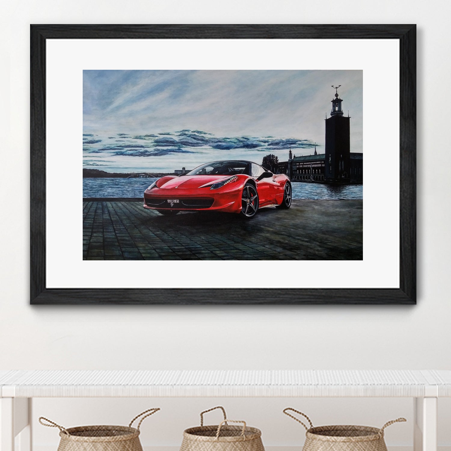 Dream Car I by João Bello on GIANT ART - red mixed media