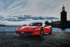 Dream Car I by João Bello on GIANT ART - red mixed media