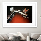 Flying Sax by João Bello on GIANT ART - red mixed media