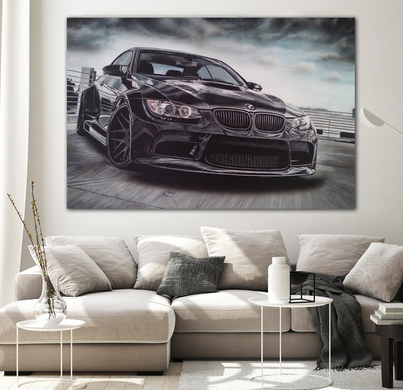 Sport Car by João Bello on GIANT ART - black mixed media