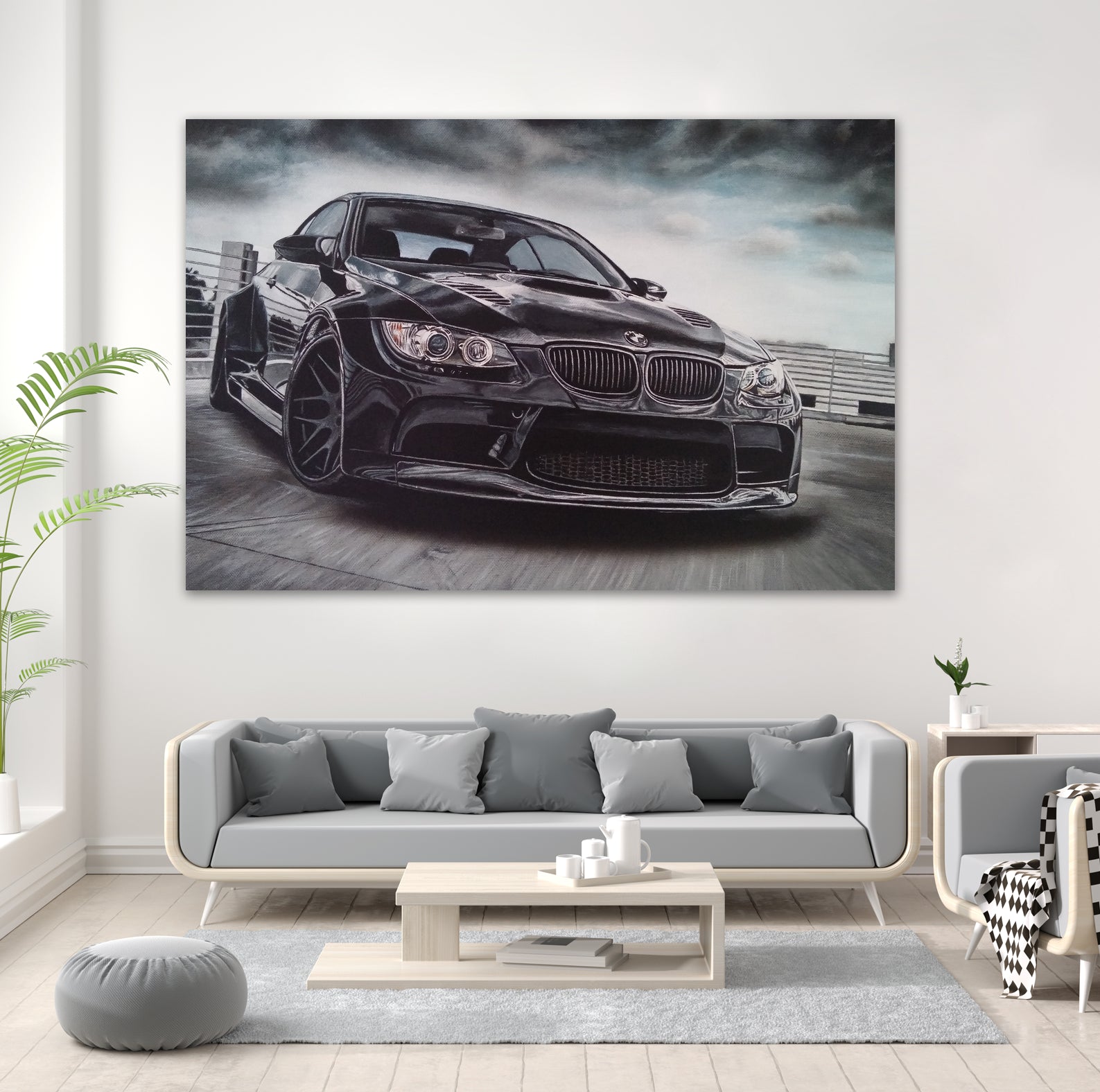 Sport Car by João Bello on GIANT ART - black mixed media