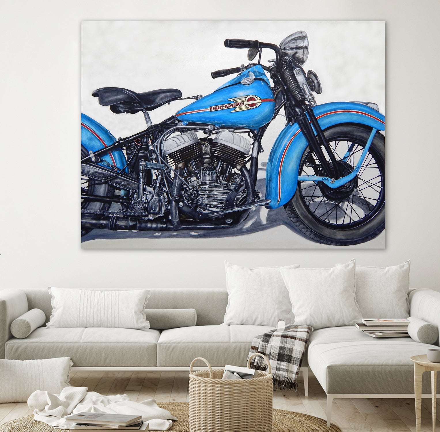 Good Ride by João Bello on GIANT ART - blue mixed media