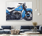 Good Ride by João Bello on GIANT ART - blue mixed media