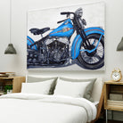 Good Ride by João Bello on GIANT ART - blue mixed media