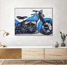 Good Ride by João Bello on GIANT ART - blue mixed media