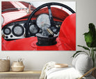 Old Racing Red Car by João Bello on GIANT ART - red mixed media