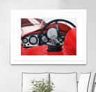 Old Racing Red Car by João Bello on GIANT ART - red mixed media