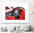 Old Racing Red Car by João Bello on GIANT ART - red mixed media