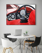 Old Racing Red Car by João Bello on GIANT ART - red mixed media