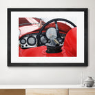 Old Racing Red Car by João Bello on GIANT ART - red mixed media