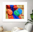 Water Balloons by Kenneth Cobb on GIANT ART - yellow mixed media