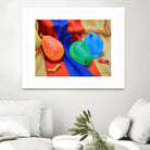 Water Balloons by Kenneth Cobb on GIANT ART - yellow mixed media