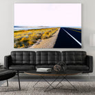 Along the Salt Flats by Alex Tonetti on GIANT ART - yellow photo illustration