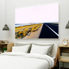 Along the Salt Flats by Alex Tonetti on GIANT ART - yellow photo illustration