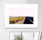 Along the Salt Flats by Alex Tonetti on GIANT ART - yellow photo illustration