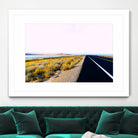 Along the Salt Flats by Alex Tonetti on GIANT ART - yellow photo illustration