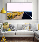 Along the Salt Flats by Alex Tonetti on GIANT ART - yellow photo illustration