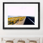 Along the Salt Flats by Alex Tonetti on GIANT ART - yellow photo illustration