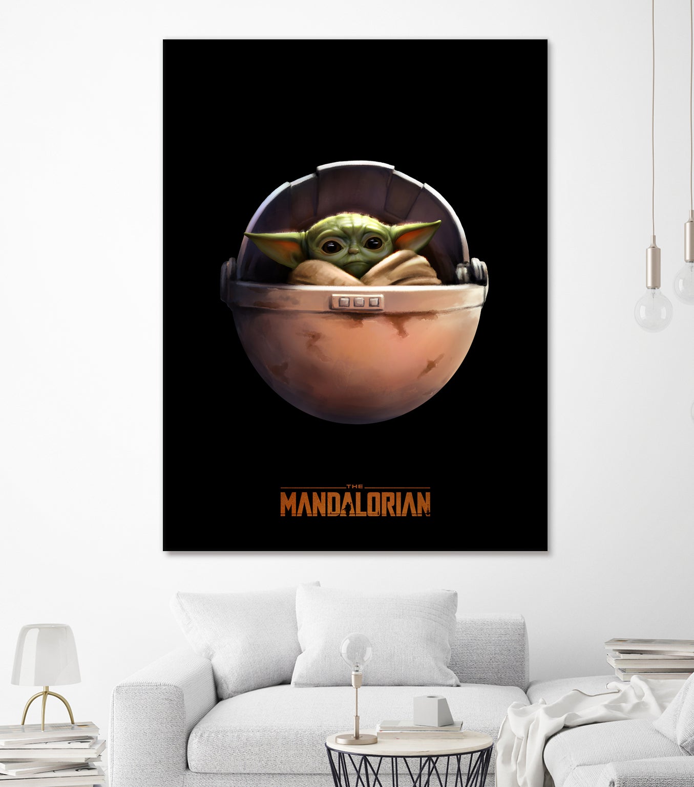 Baby Yoda The Mandalorian by Sundeep Kumar on GIANT ART - green digital painting