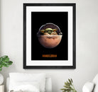 Baby Yoda The Mandalorian by Sundeep Kumar on GIANT ART - green digital painting