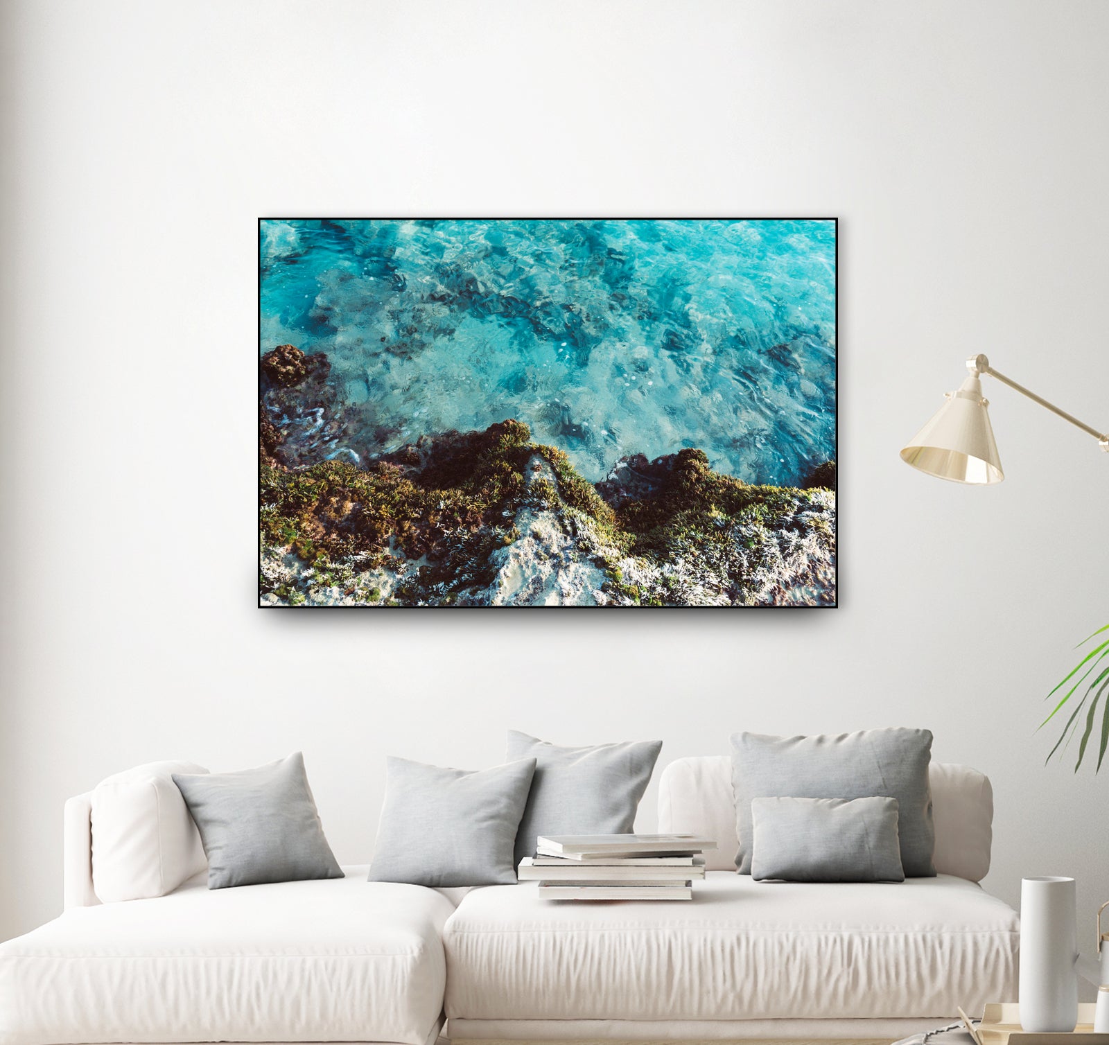 Blue Coast by Alex Tonetti on GIANT ART - blue photo illustration