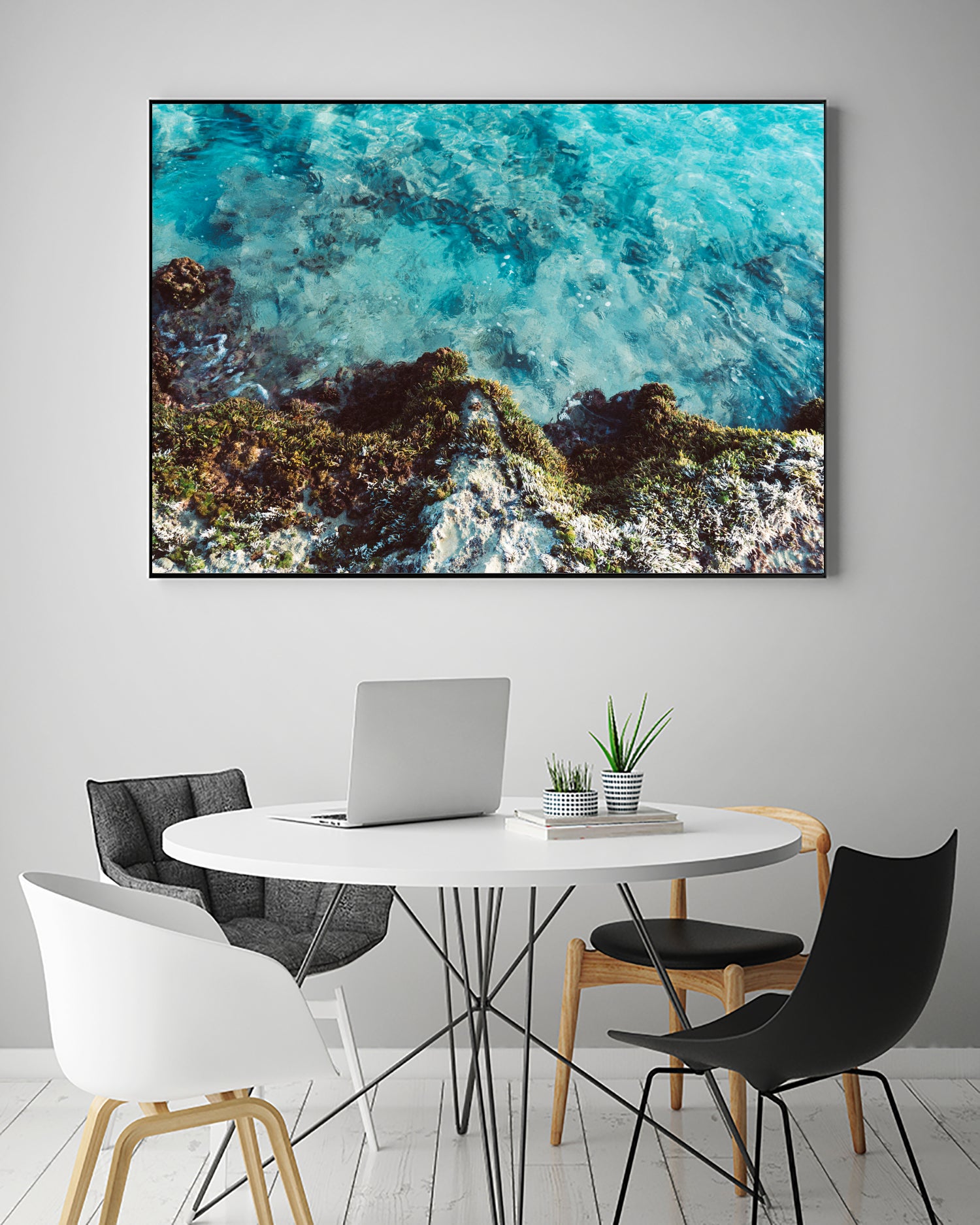 Blue Coast by Alex Tonetti on GIANT ART - blue photo illustration