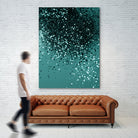 Teal Mermaid Ocean Glitter #3 #shiny #decor #art by Anita & Bella Jantz on GIANT ART - green photo illustration