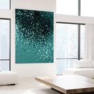 Teal Mermaid Ocean Glitter #3 #shiny #decor #art by Anita & Bella Jantz on GIANT ART - green photo illustration