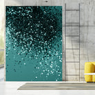 Teal Mermaid Ocean Glitter #3 #shiny #decor #art by Anita & Bella Jantz on GIANT ART - green photo illustration