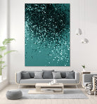 Teal Mermaid Ocean Glitter #3 #shiny #decor #art by Anita & Bella Jantz on GIANT ART - green photo illustration