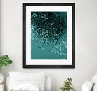 Teal Mermaid Ocean Glitter #3 #shiny #decor #art by Anita & Bella Jantz on GIANT ART - green photo illustration