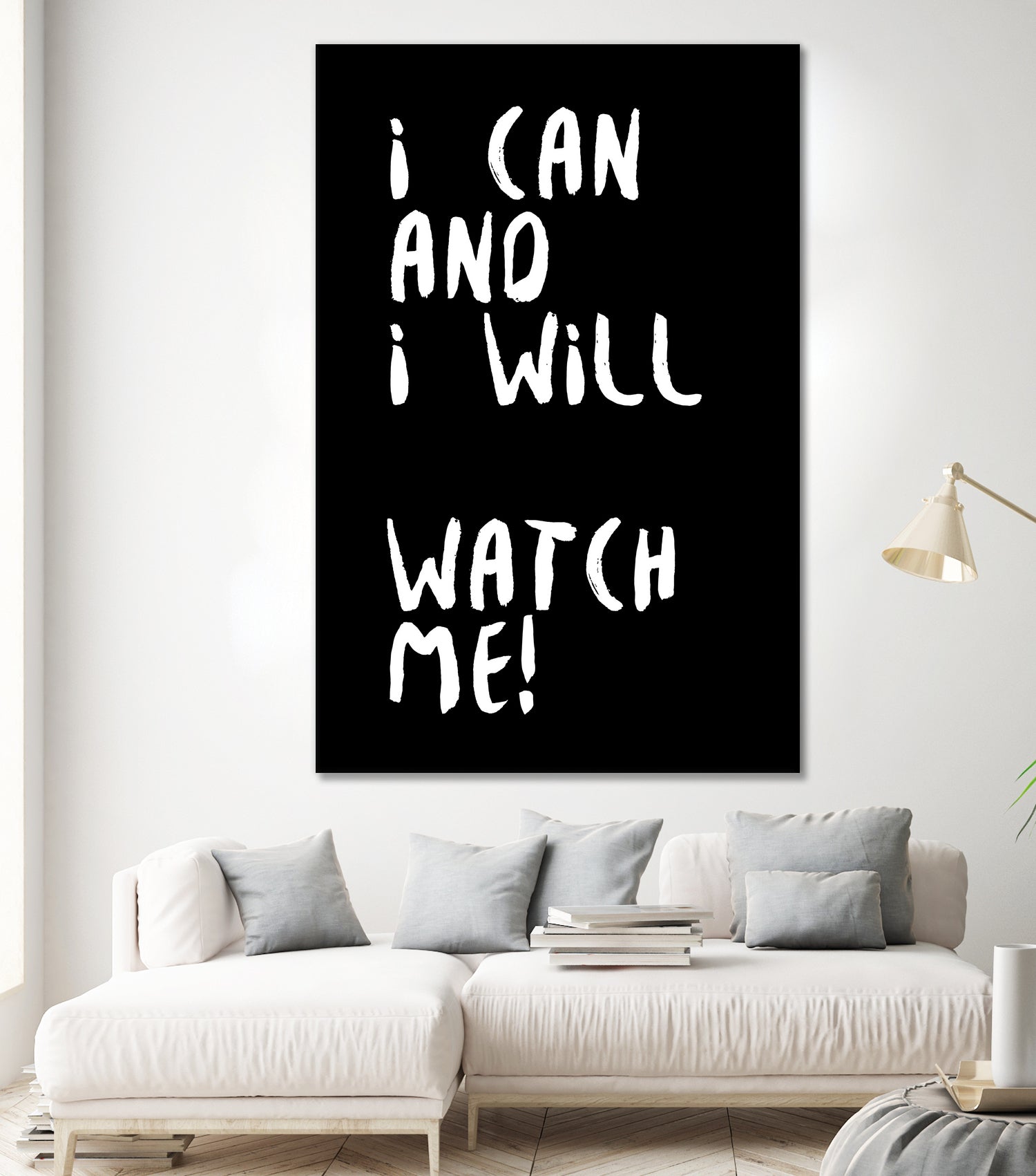 i can and i will by kim karol on GIANT ART - black typography