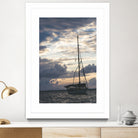 Ship Silhouette by Alex Tonetti on GIANT ART - blue photo illustration