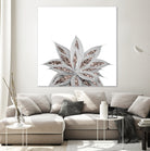 Gray Agave with Rose Gold Glitter #3 #shiny #tropical #decor by Anita & Bella Jantz on GIANT ART - gray photo illustration