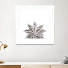 Gray Agave with Rose Gold Glitter #3 #shiny #tropical #decor by Anita & Bella Jantz on GIANT ART - gray photo illustration