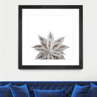 Gray Agave with Rose Gold Glitter #3 #shiny #tropical #decor by Anita & Bella Jantz on GIANT ART - gray photo illustration