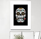 Mexican Skull by Afif Quilimo on GIANT ART - black digital drawing